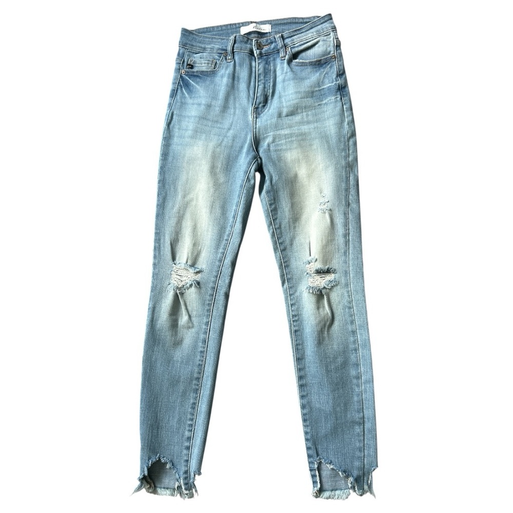 KanCan Distressed Skinny Jeans Light blue